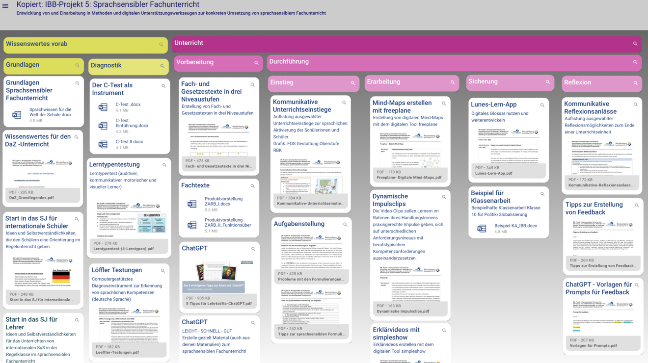 Taskcard Sprachsensibler Fachunterricht